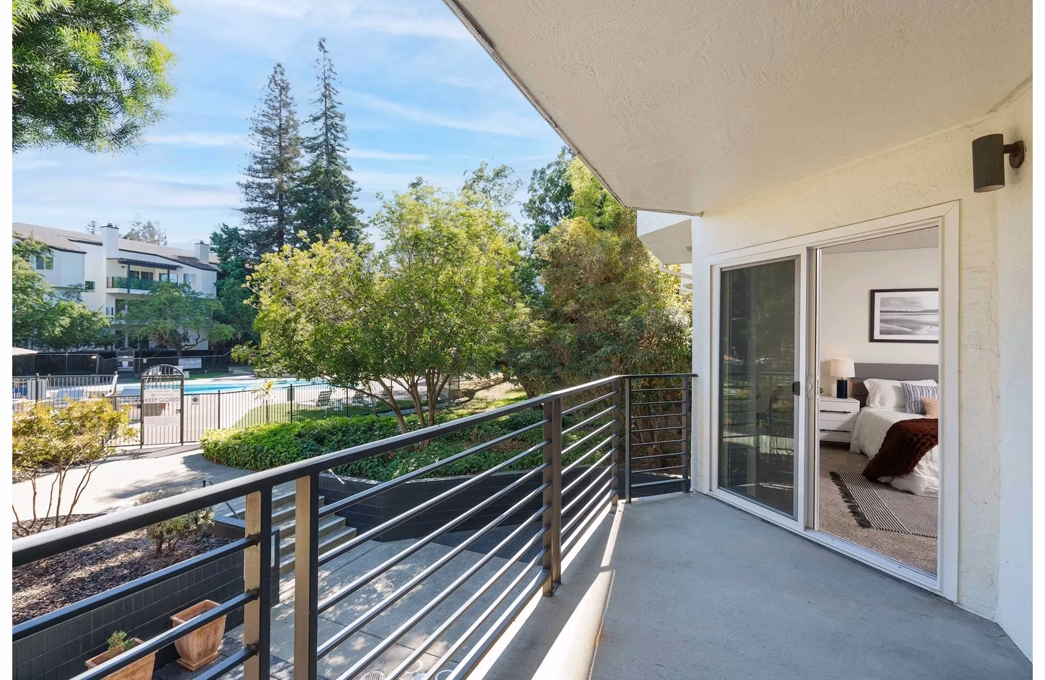 patio at Creekwood Apartments