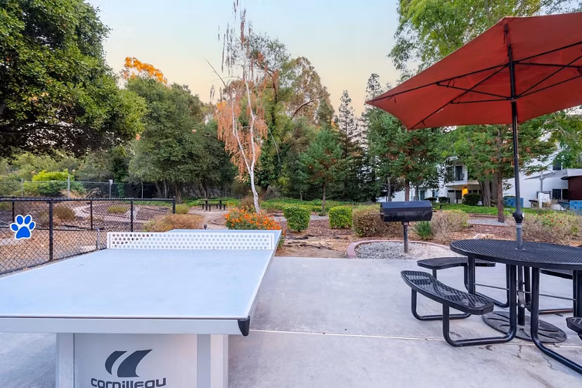 patio at Creekwood Apartments