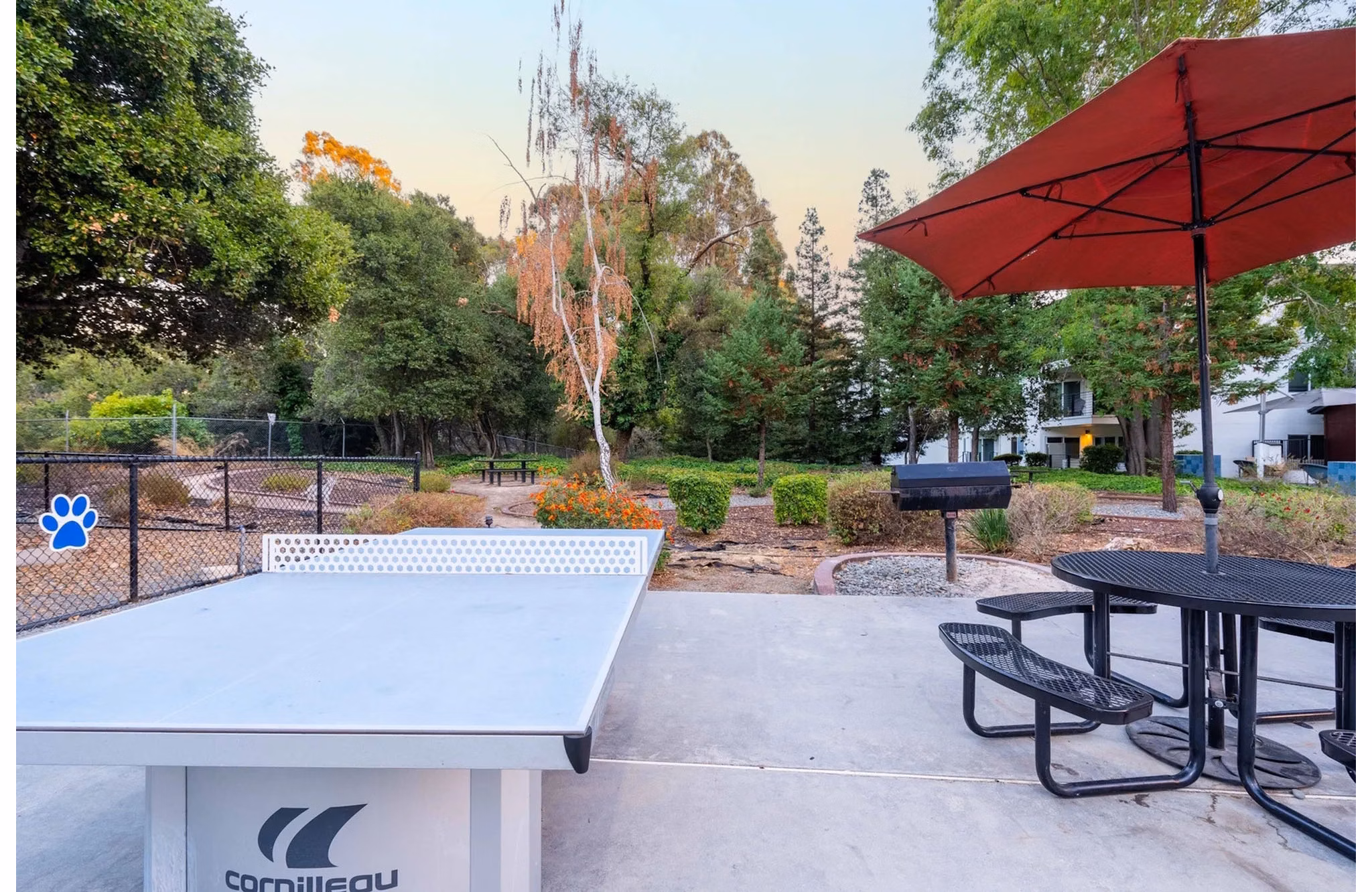 patio at Creekwood Apartments