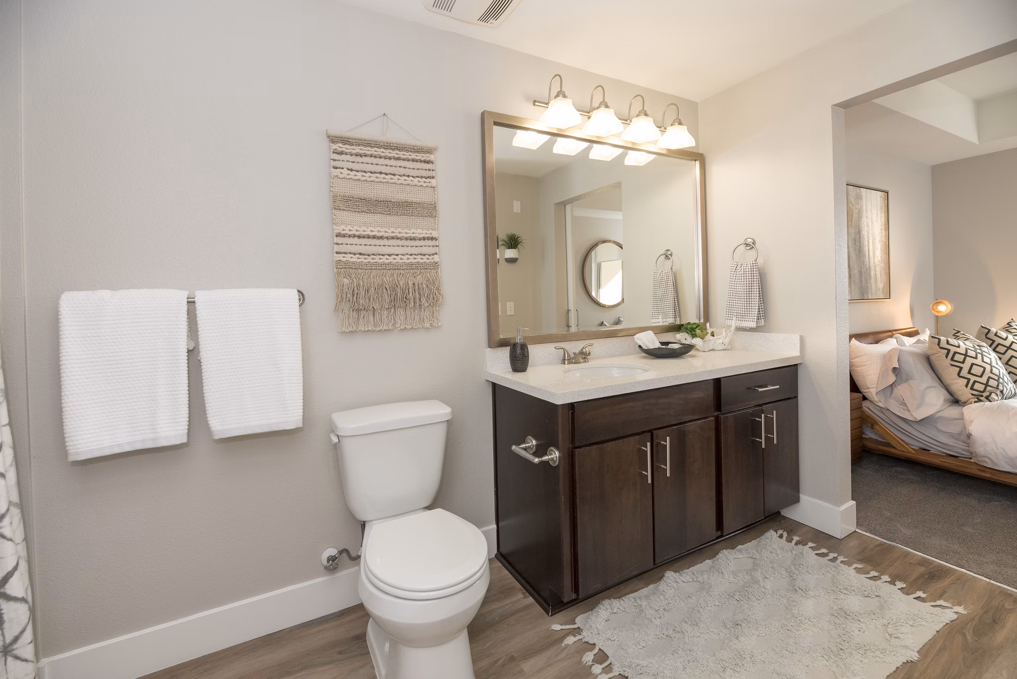 Bathroom at The Village Residences Apartments