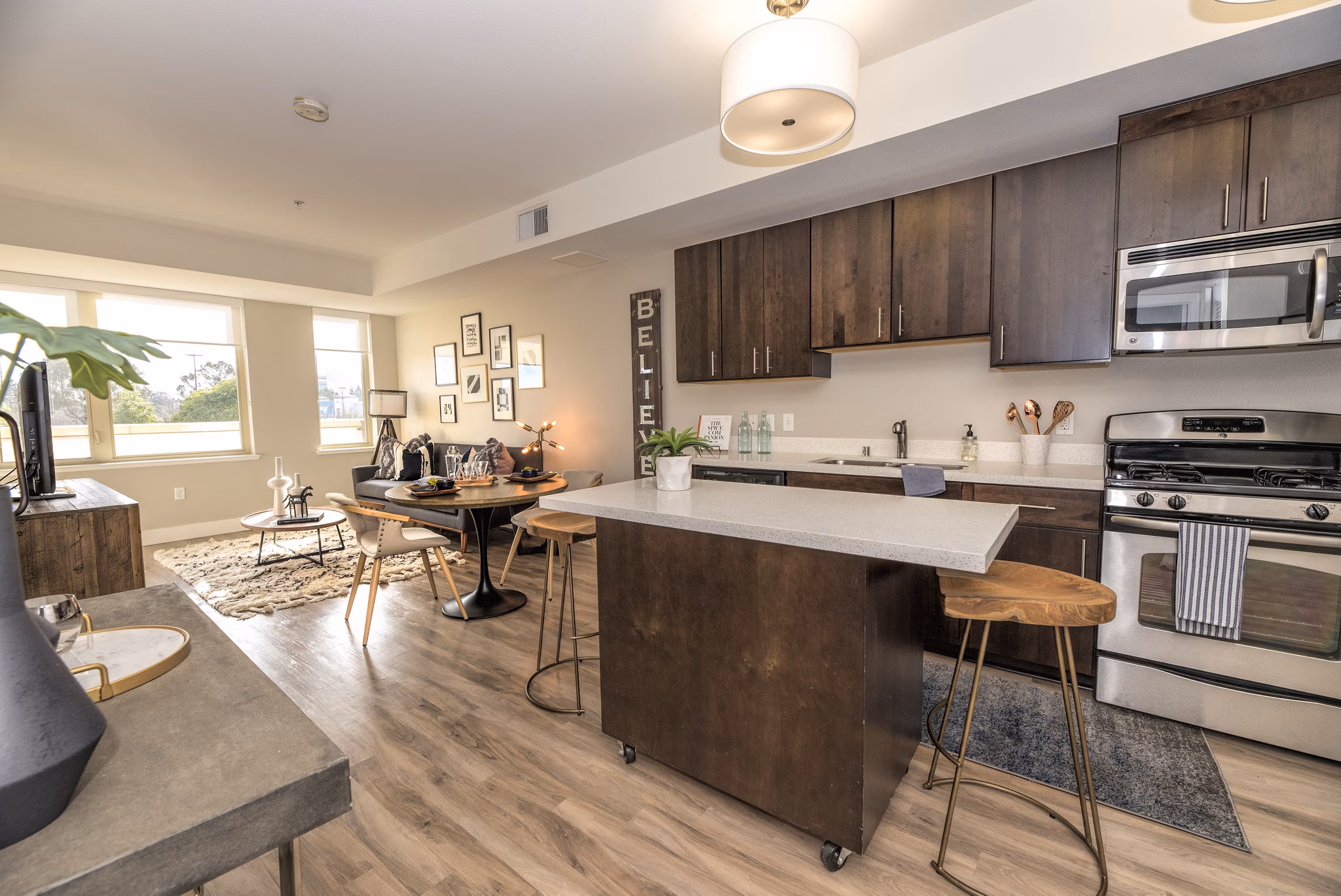Kitchen at The Village Residences Apartments