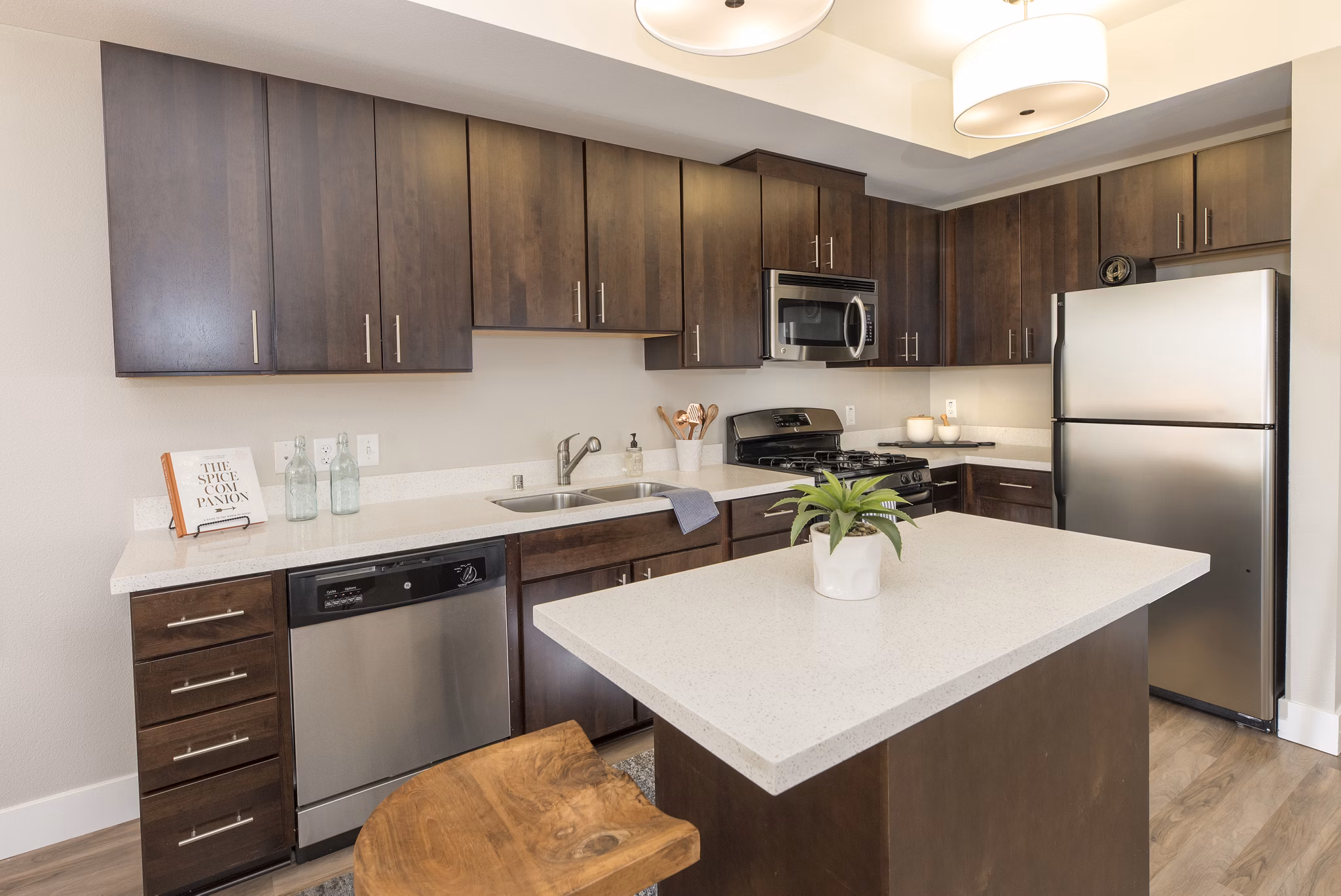 Kitchen at The Village Residences Apartments
