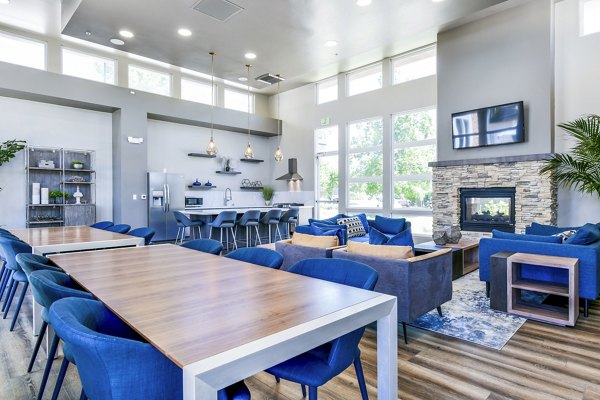 clubhouse/lobby at Arbors at Antelope Apartments