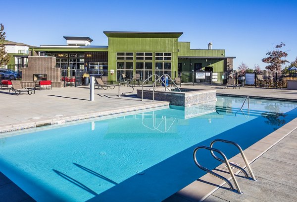 pool at RockVue Apartments