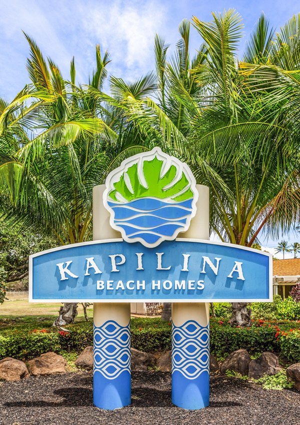 signage at Kapilina Beach Homes Apartments