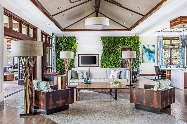 Welcoming clubhouse lobby featuring modern decor at Kapilina Beach Homes Apartments