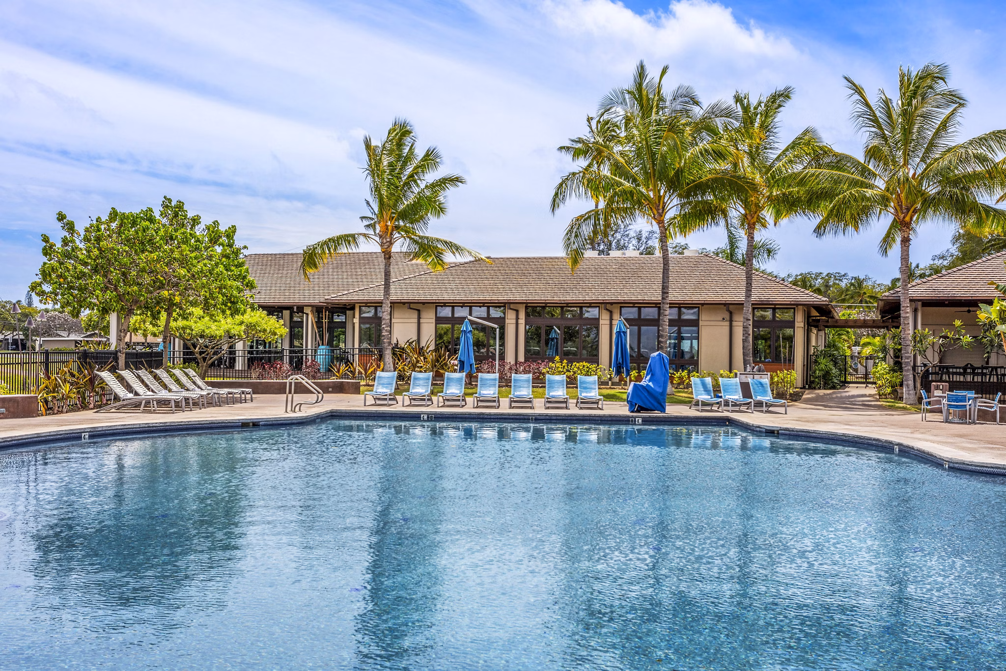 Pool with ocean views at Kapilina Beach Homes Apartments