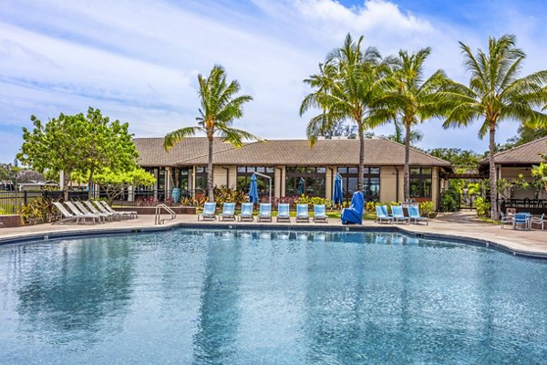 Pool with ocean views at Kapilina Beach Homes Apartments
