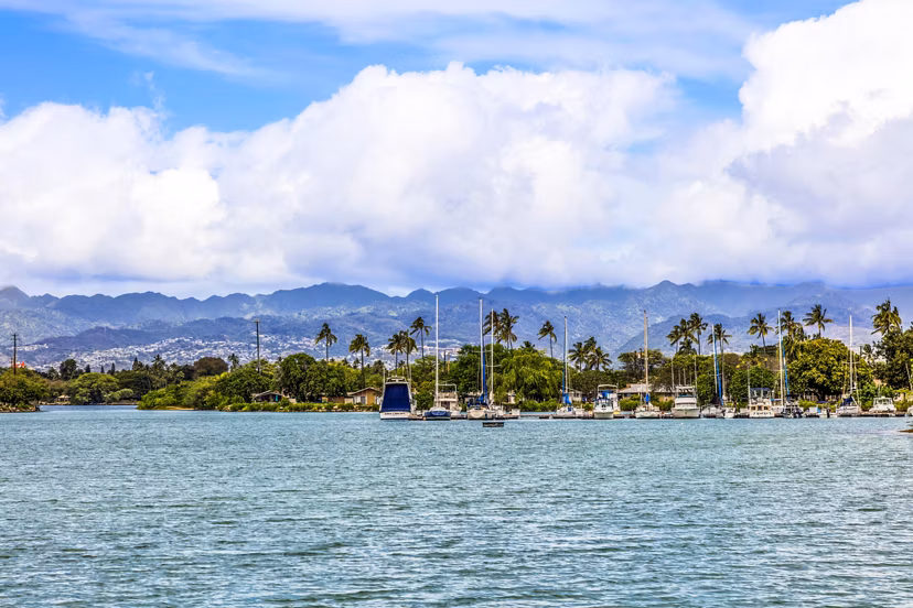 Kapilina Beach Homes: Scenic ocean view from luxurious apartment balcony in Ewa Beach