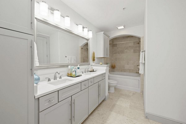 bathroom at Ashton South End Apartments