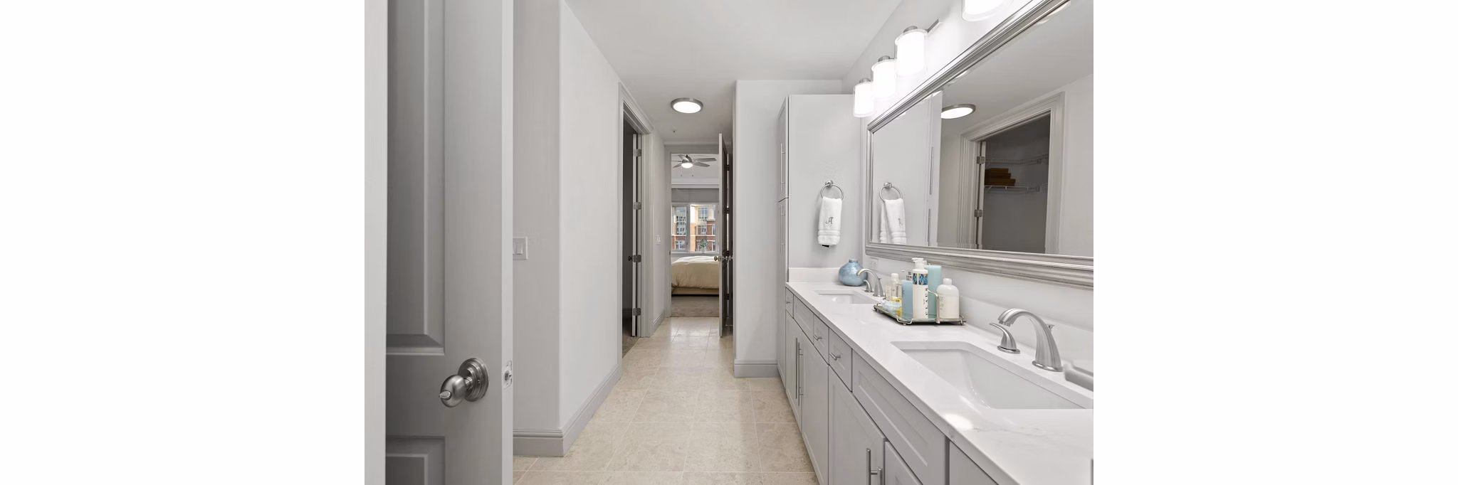 bathroom at Ashton South End Apartments