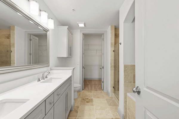 bathroom at Ashton South End Apartments