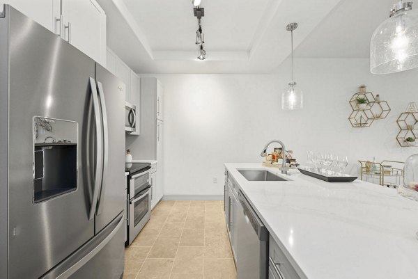 kitchen at Ashton South End Apartments