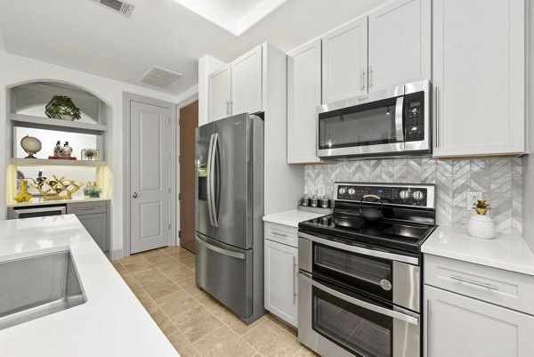 kitchen at Ashton South End Apartments