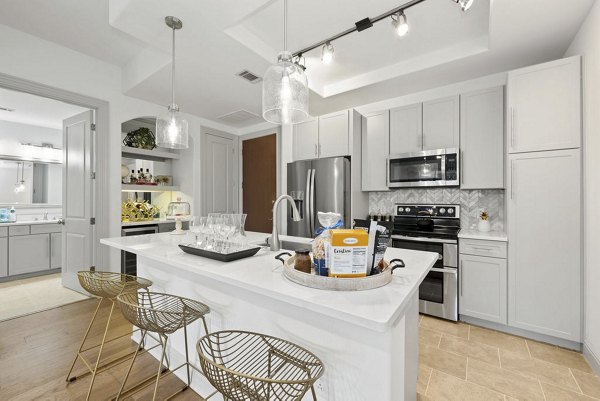 kitchen at Ashton South End Apartments