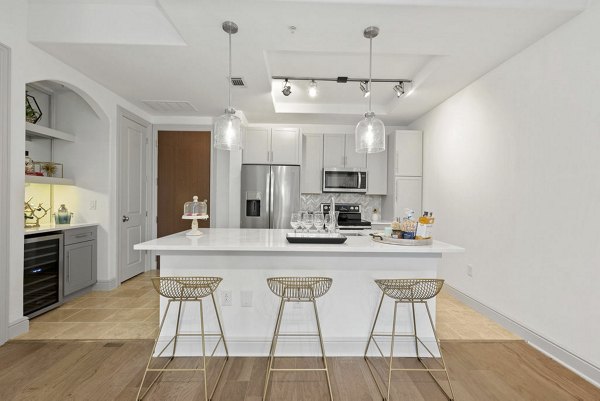 kitchen at Ashton South End Apartments