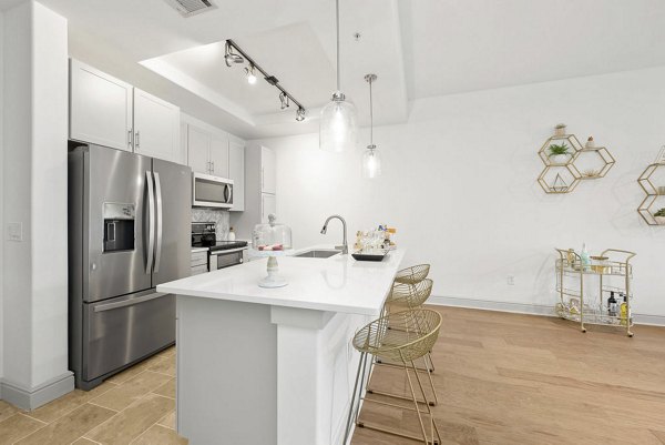 kitchen at Ashton South End Apartments