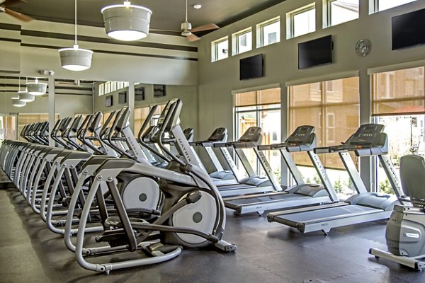 Modern fitness center with state-of-the-art equipment at Watervue Apartments for an active lifestyle