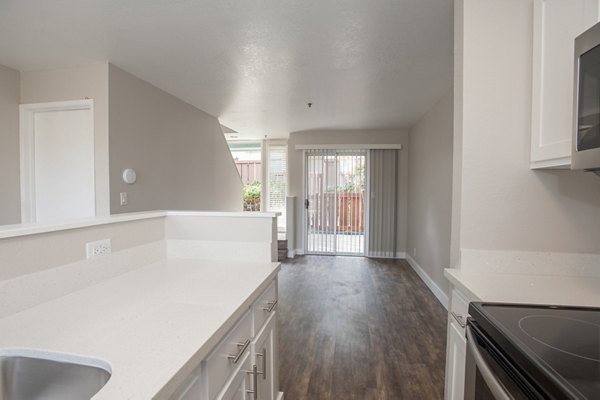 kitchen at Pacific Vista Apartments