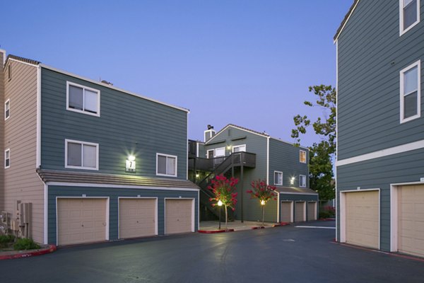 Waterscape Apartments: Elegant waterfront apartment building in Fairfield, CA.