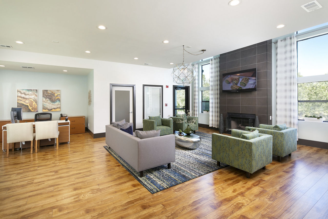 Lobby at Waterscape Apartments