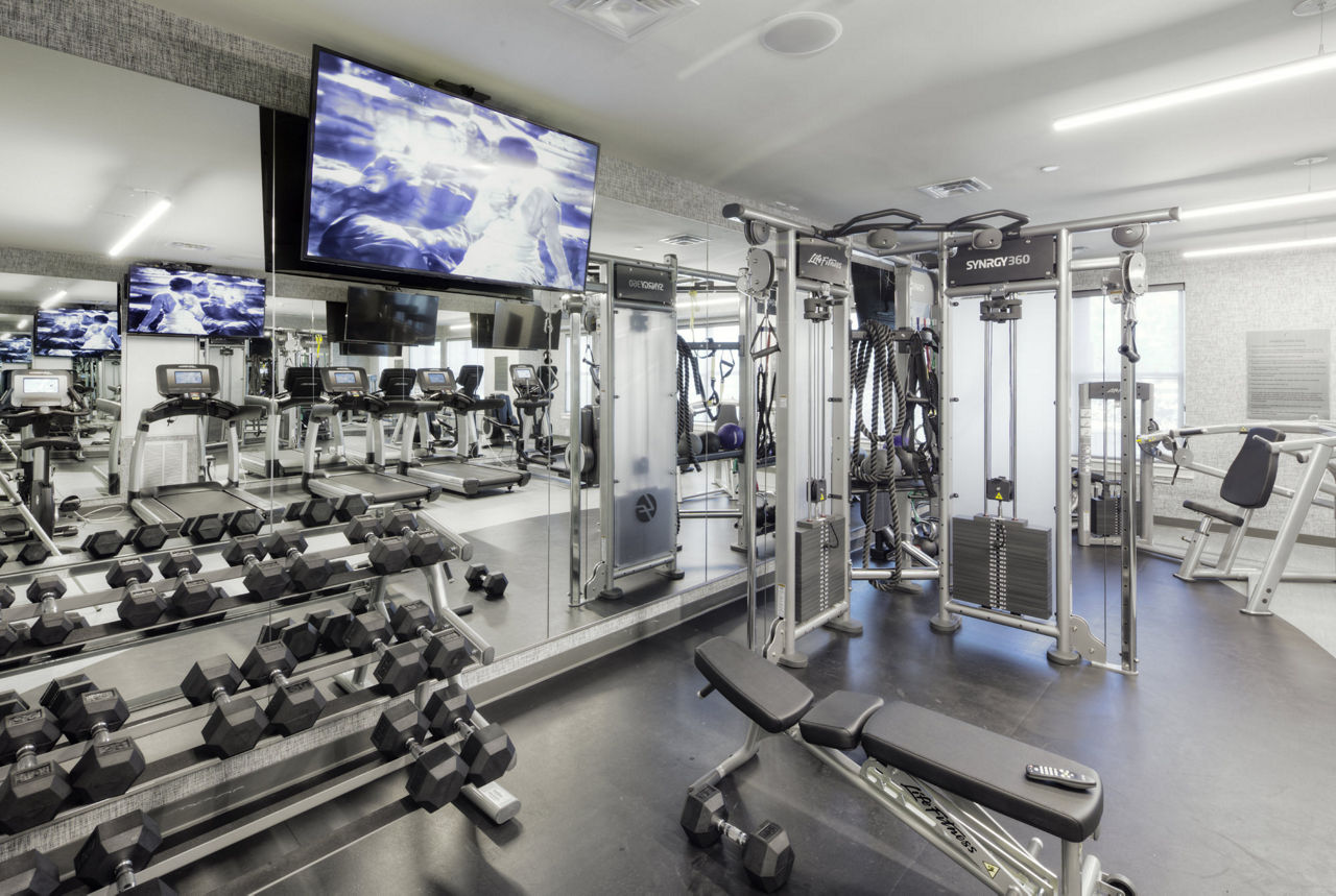 Gym at Osprey Cove Apartments