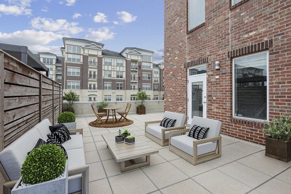 recreational area at Midtown at Camp Springs Apartments