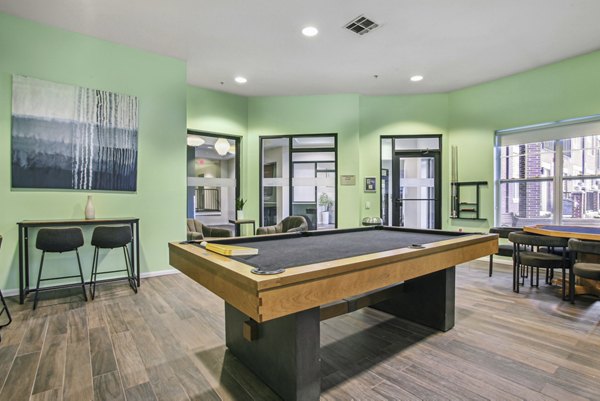 game room at The Brownstones at Englewood South Apartments