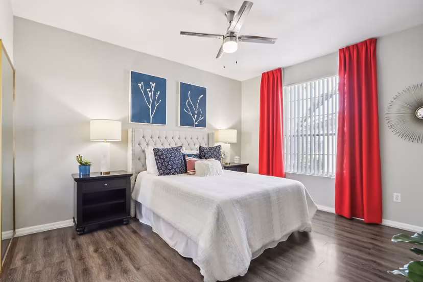 bedroom at Envision Apartments
