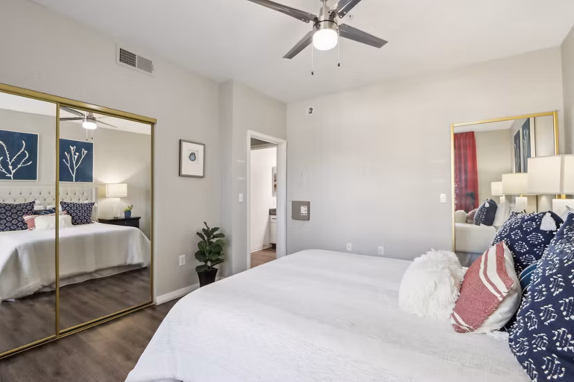bedroom at Envision Apartments