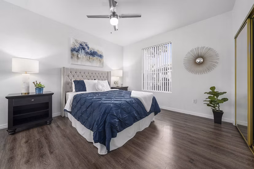 bedroom at Envision Apartments