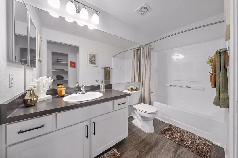 bathroom at Envision Apartments