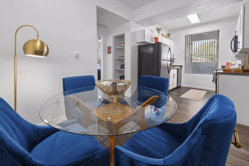 dining room at Envision Apartments