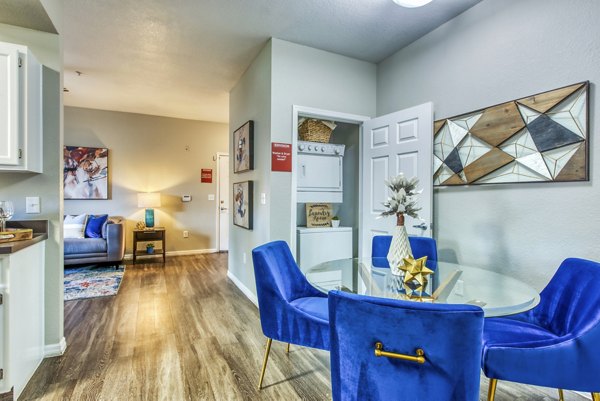 dining room at Envision Apartments