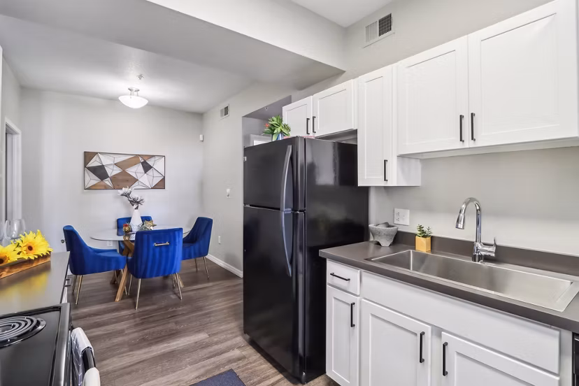 kitchen at Envision Apartments