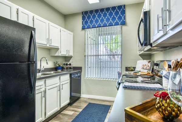 kitchen at Envision Apartments