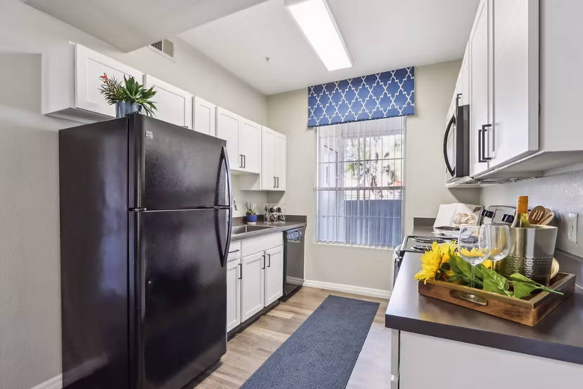 kitchen at Envision Apartments