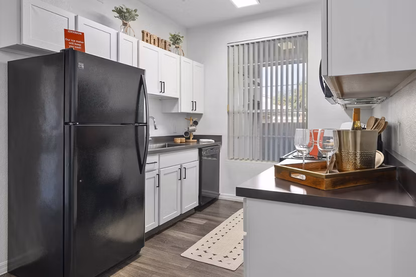 kitchen at Envision Apartments