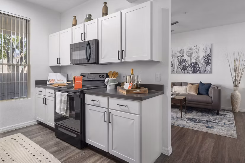 kitchen at Envision Apartments
