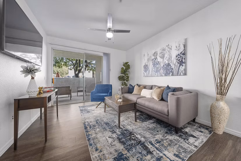 living room at Envision Apartments