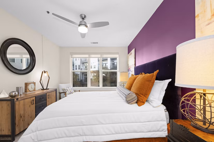 bedroom at Mercury NoDa Apartments