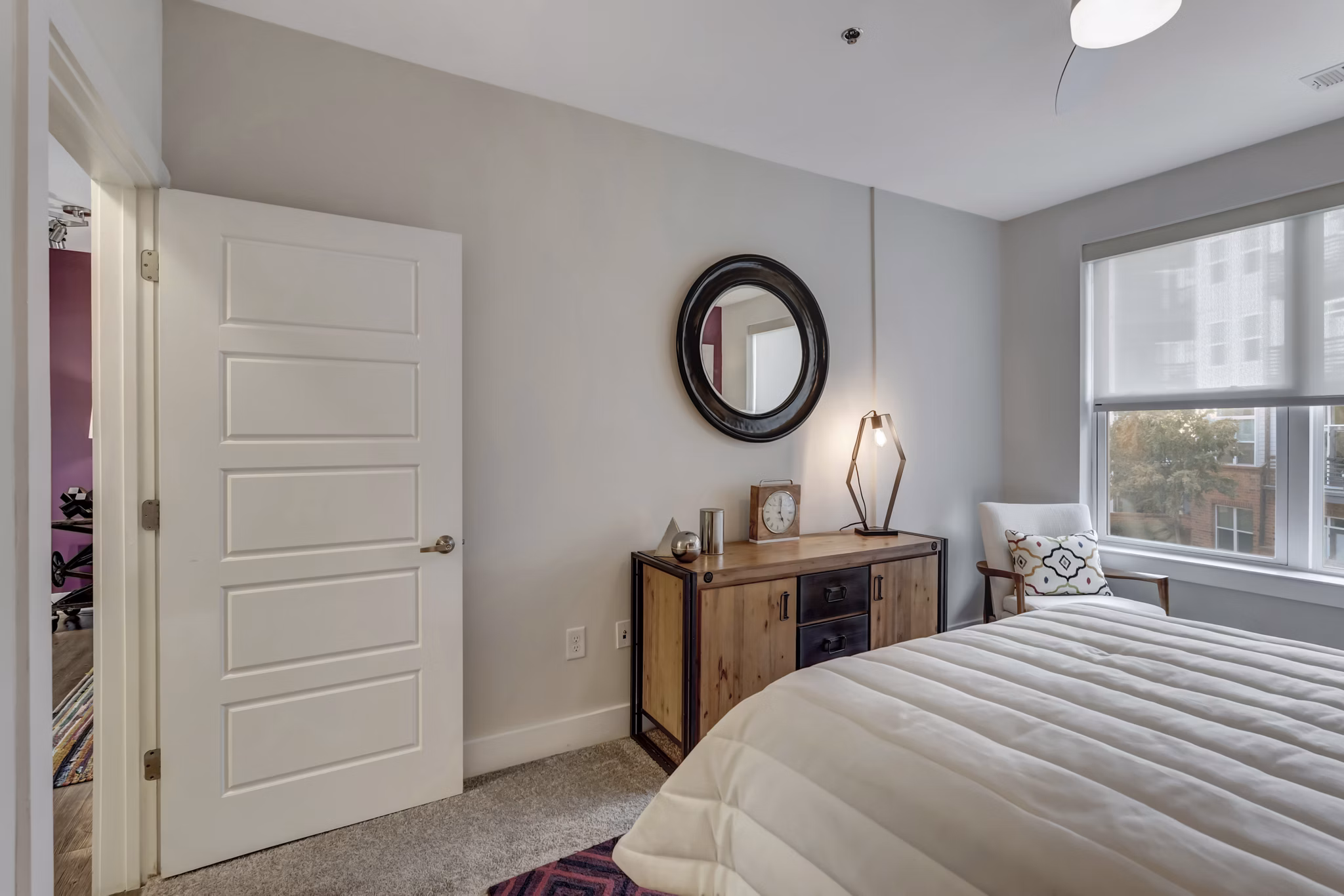 bedroom at Mercury NoDa Apartments
