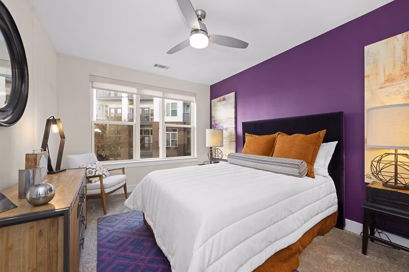 bedroom at Mercury NoDa Apartments