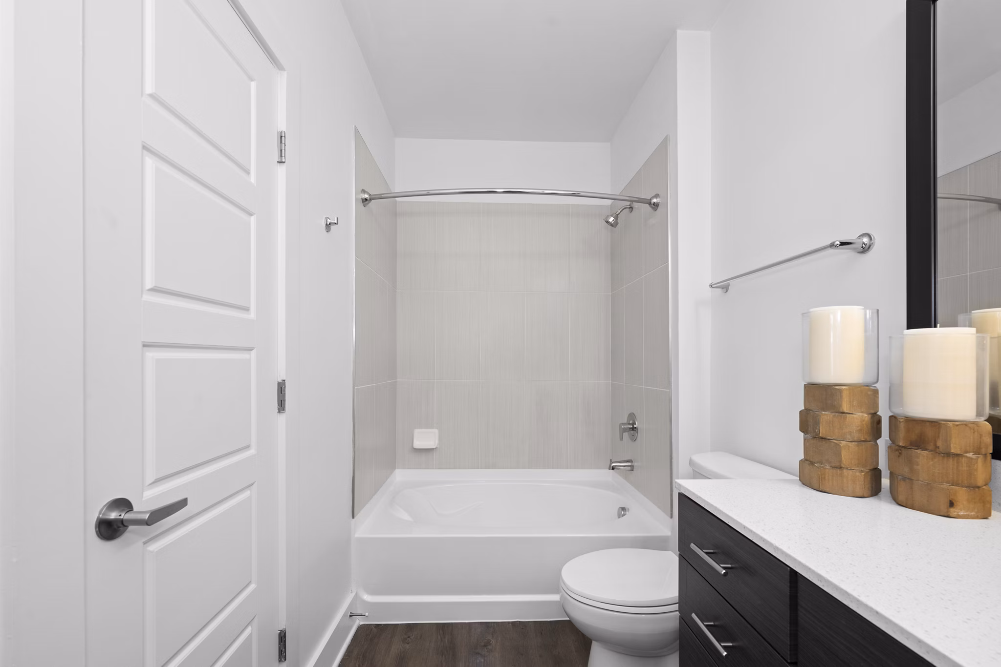 bathroom at Mercury NoDa Apartments