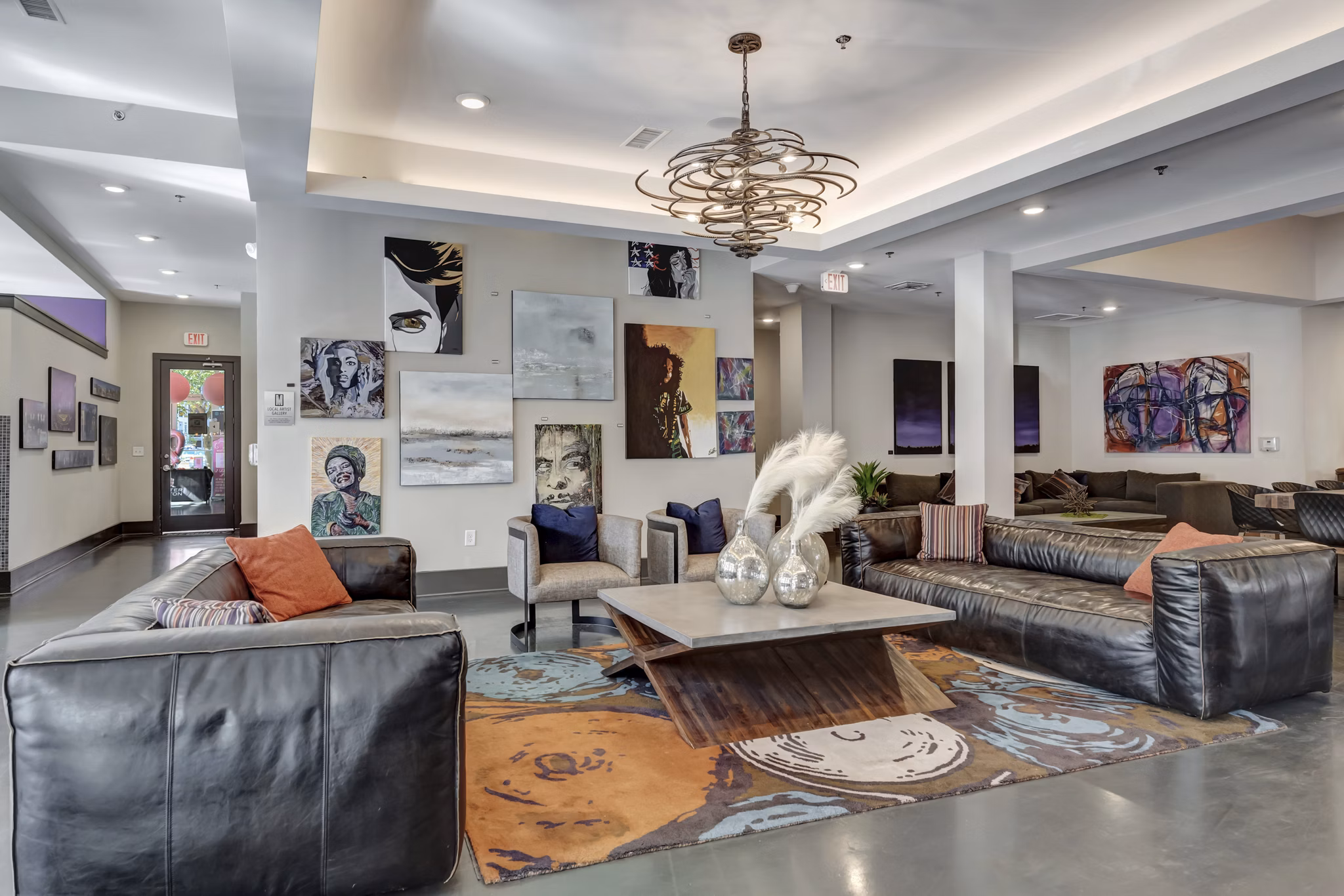 clubhouse at Mercury NoDa Apartments