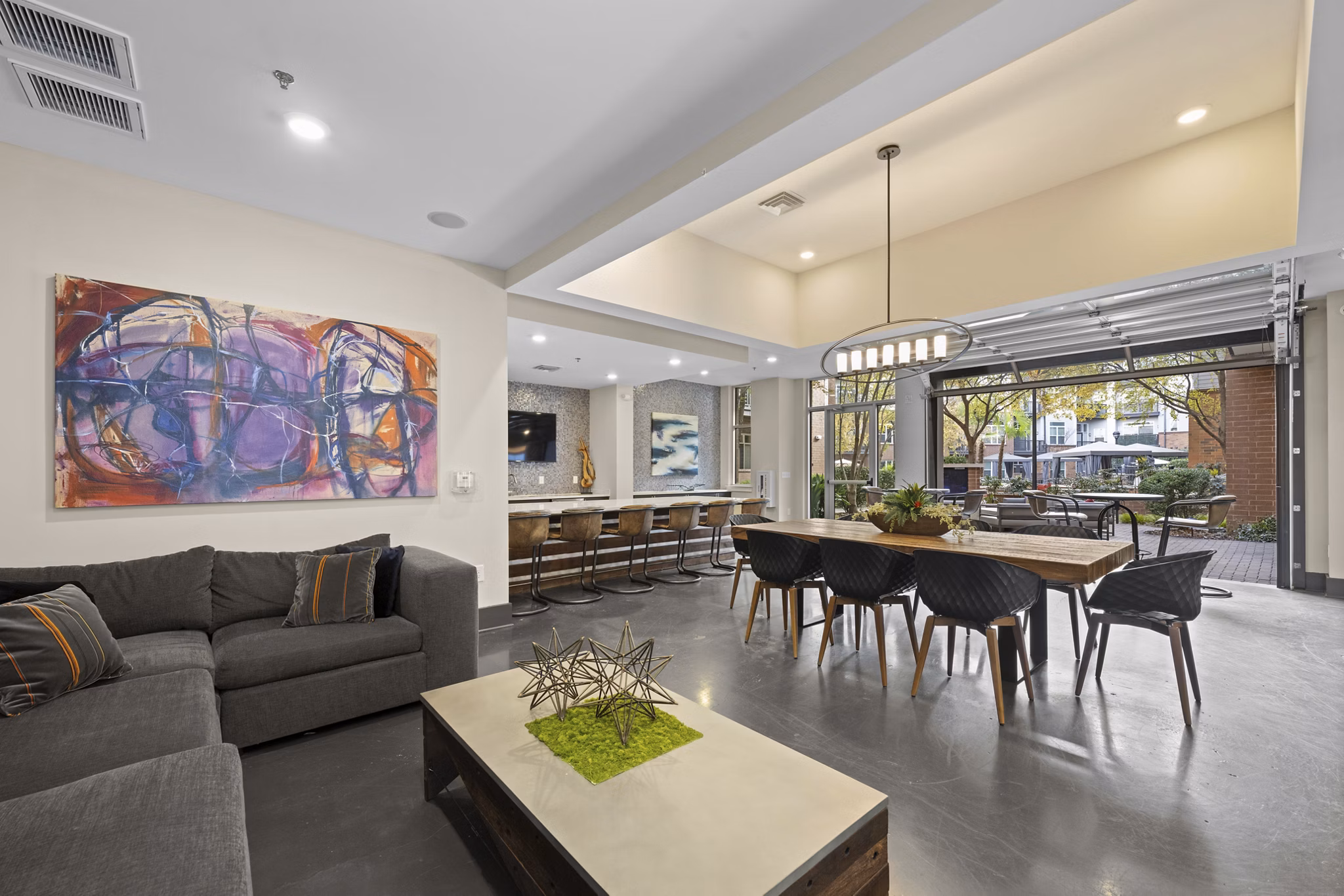 clubhouse at Mercury NoDa Apartments