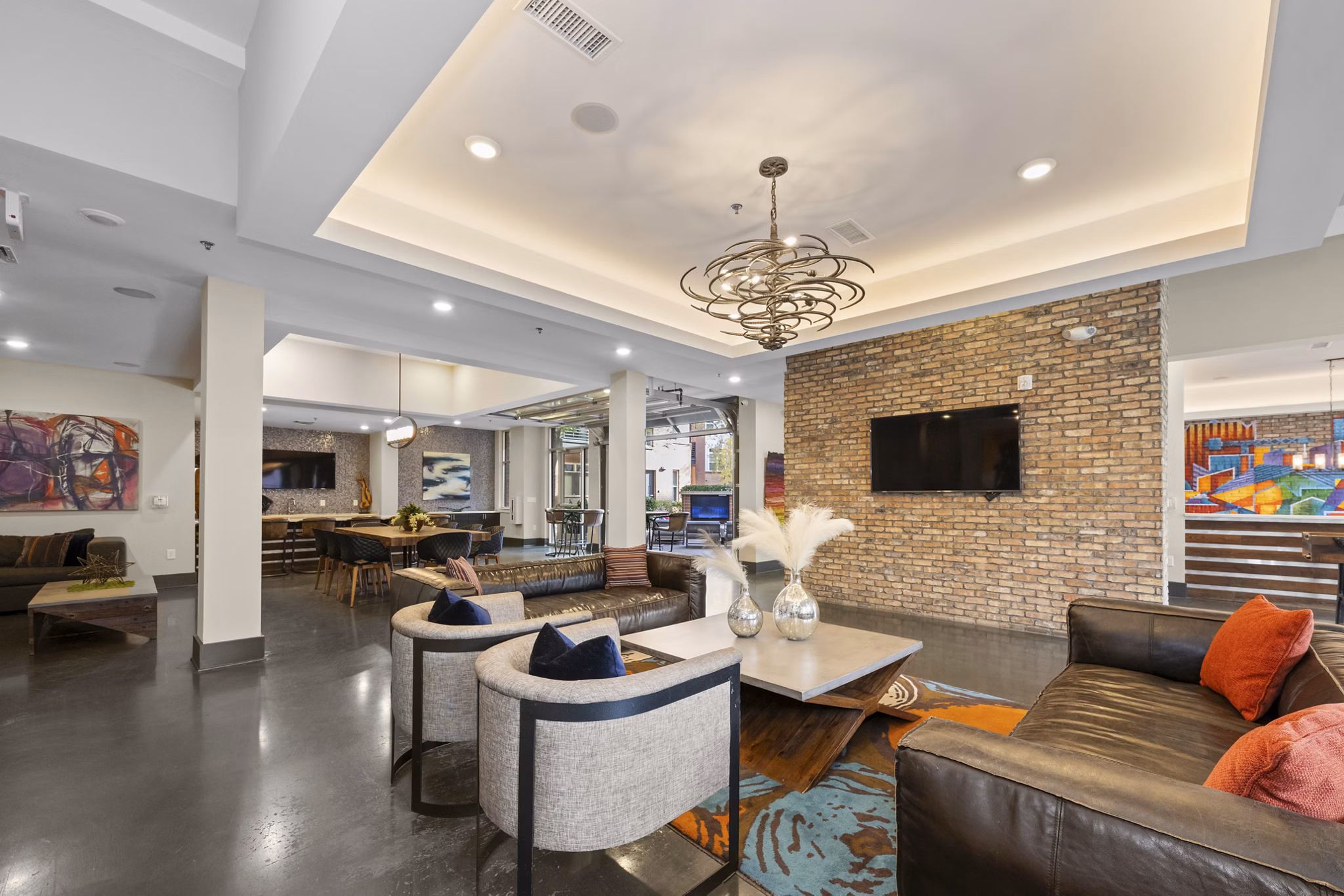 clubhouse at Mercury NoDa Apartments