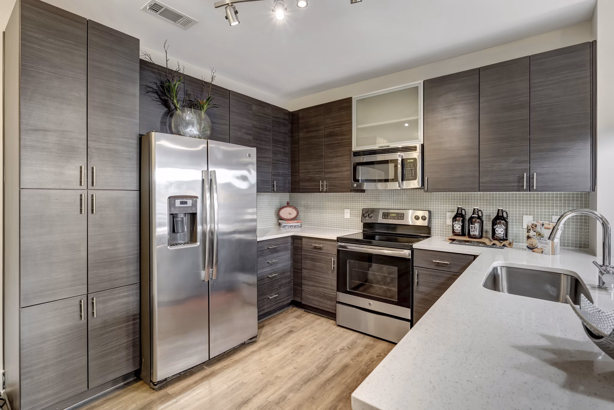kitchen at Mercury NoDa Apartments