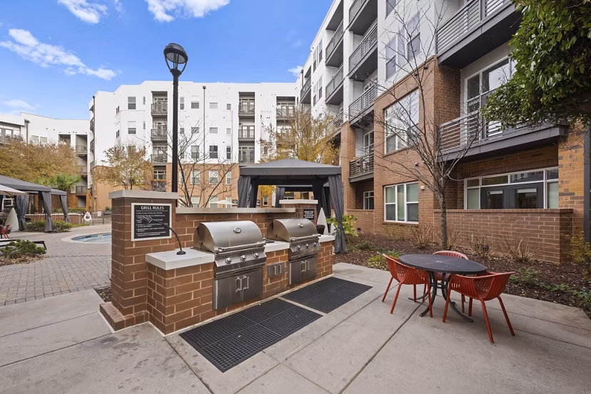 patio at Mercury NoDa Apartments