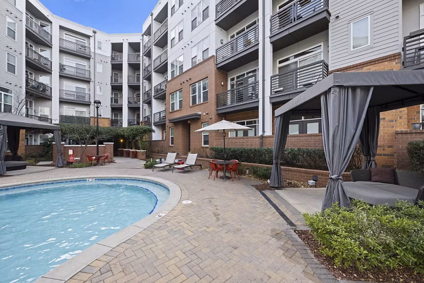 pool at Mercury NoDa Apartments